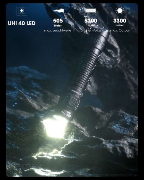 Nitecore MH12 Pro - 3300 Lumen, UHi 40 LED